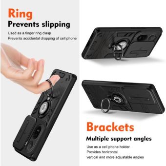 Obal Camshield Ring TPU/TPC Xiaomi Redmi A7 Pro modrý