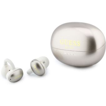 Guess Metallic Finish Classic Logo OWS bezdrôtové slúchadlá GUTWSOL3MEGD zlaté
