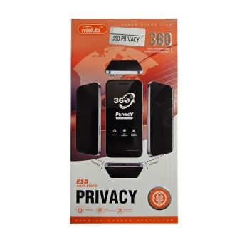 Ochranné sklo Mietubl 5D Privacy/Antispy 360 Apple iPhone 17 Pro čierne