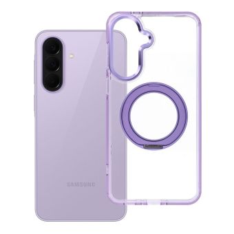 Obal Frame Circle Stand MagSafe Samsung Galaxy A37 5G A376 fialový