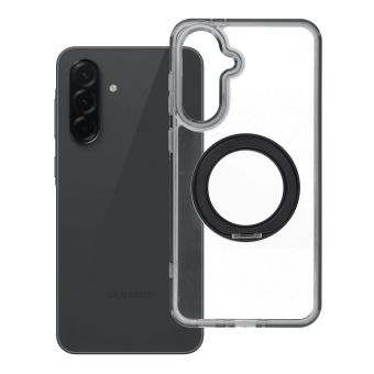 Obal Frame Circle Stand MagSafe Samsung Galaxy A36 5G A366 čierny