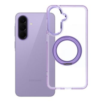 Obal Frame Circle Stand MagSafe Samsung Galaxy A57 5G A576 fialový