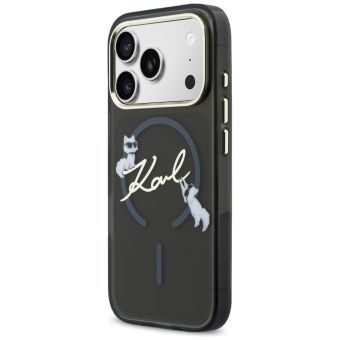 Karl Lagerfeld iPhone 17 Pro 6,3 IML Choupettes Karl Script Logo MagSafe black
