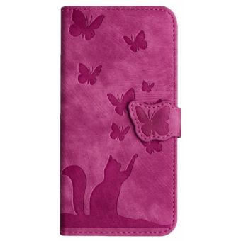 Obal Mezzo Book Samsung Galaxy A23 5G A236 mačky ružový