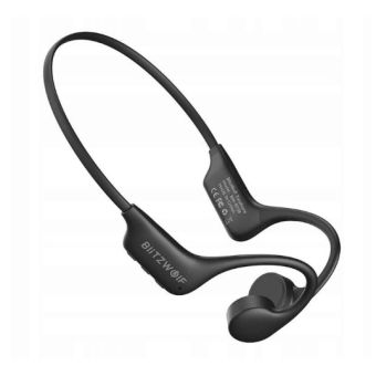 Blitzwolf BW-BTS8, bone conduction headphones, IPX8 BT 5.3, čierne