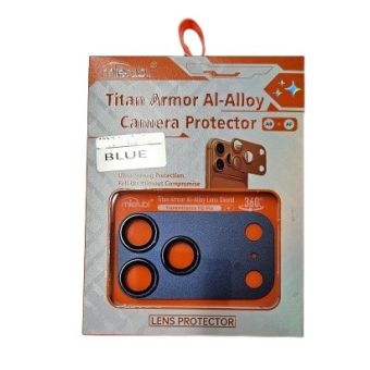Ochranné sklo na fotoaparát Mietubl Titan Armor Apple iPhone 17 Pro tmavomodré