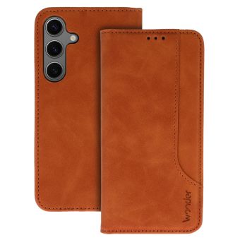 Obal Wonder Prime Book Samsung Galaxy A36 5G A366/A56 5G A566 hnedý