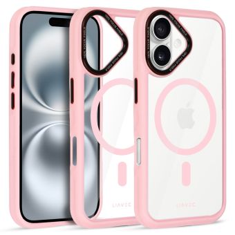 Obal Liavec Hybrid MagSafe Apple iPhone 16 ružový