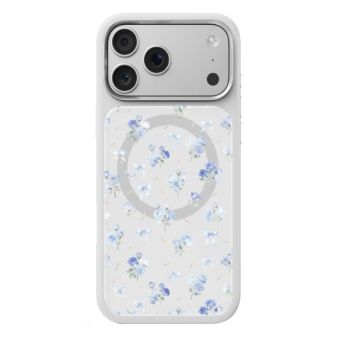 Obal Mutural Flora MagSafe Apple iPhone 17 Pro biely