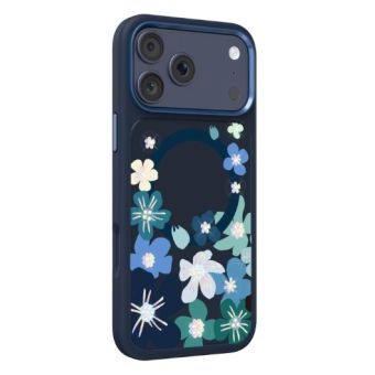 Obal Mutural Flora MagSafe Apple iPhone 17 Pro Max modrý