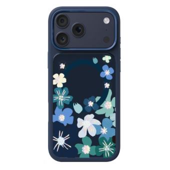 Obal Mutural Flora MagSafe Apple iPhone 17 Pro Max modrý