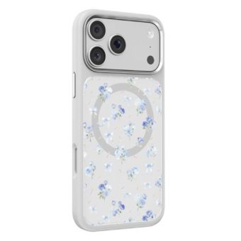 Obal Mutural Flora MagSafe Apple iPhone 17 Pro Max biely