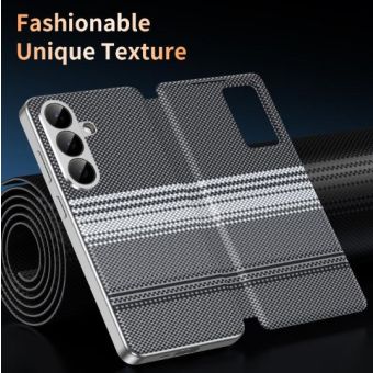 Obal Pixel Texture Leather Book Samsung Galaxy A57 5G A576 čierny
