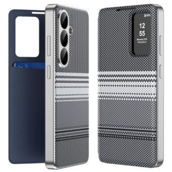 Obal Pixel Texture Leather Book Samsung Galaxy A57 5G A576 čierny