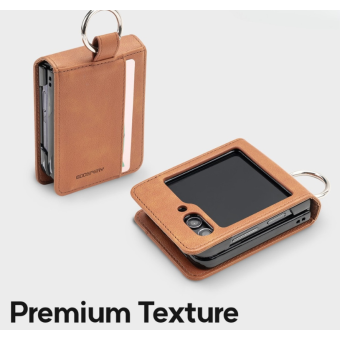Obal Mercury Book Diary Samsung Galaxy Z Flip8 5G F776 hnedý