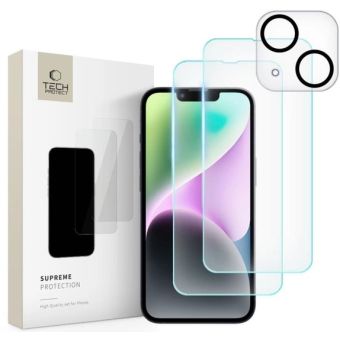 Ochranné sklo Tech-Protect Supreme Set Apple iPhone 14 transparentné