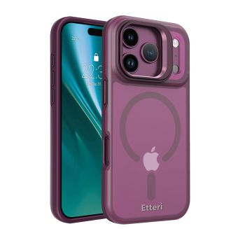 Etteri Morning Fog Magsafe TPU/TPC iPhone 17 Pro/18 Pro - višňová (cherry)