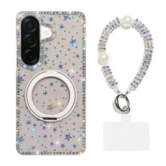 Obal Diamond IMD 360 Ring Holder Diamond Strap Samsung Galaxy A57 5G A576 hviezdy