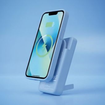 Forcell F-Energy MagStand MagSafe Qi2 F5K10, QC3.0 PD3.0 20W 5000mAh, modrá