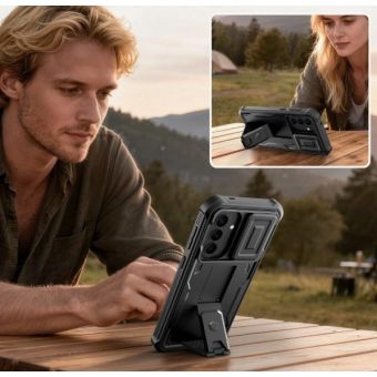Obal Tech-Protect Kevlar Cam+ Samsung Galaxy S26 5G S942 čierny