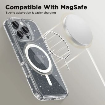 Tech-protect Flexair Hybrid MagSafe Case Apple iPhone 16 Pro Glitter