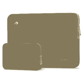 Tech-Protect Puffy Laptop 15-16" case + accessory bag Army Green