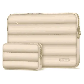 Tech-Protect Puffy Laptop 13-14" case + accessory bag Dusty Rose