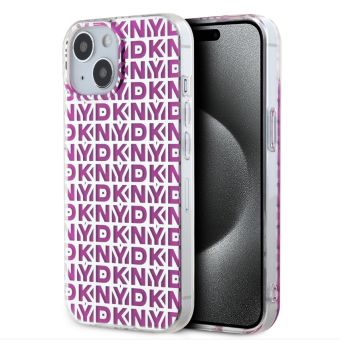 DKNY PC/TPU Repeat Pattern Apple iPhone 15 DKHCP15SHOPECP Pink