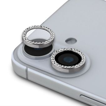 Guess Fixed Glliter Lens Protection Apple iPhone 16/16 Plus GUCL162SGGS Silver