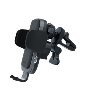 Magnetický držiak Swissten S-GRIP W2-AV5 s bezdrôtovým nabíjaním, 15W čierny