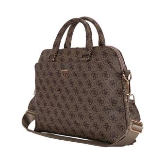 Guess PU 4G Triangle Logo Computer Bag 13/14/15" GUCB15P4DPTW Brown