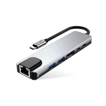 Tech-Protect HB02 HUB 6in1 Space Grey