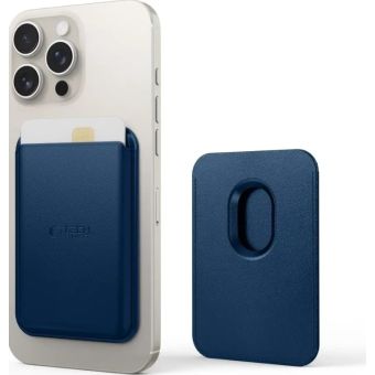 Tech-Protect MagWallet MagSafe Universal Magnetic Card Holder Navy Blue