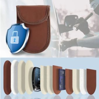 Tech-Protect KLR100 Pouch Keyless RFID Signal Blocker Case Espresso