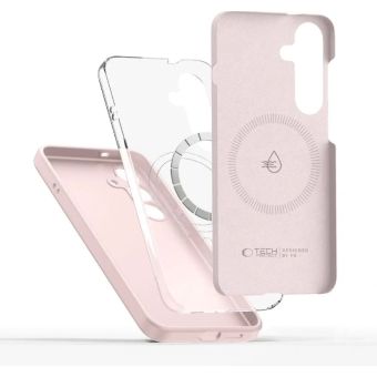 Tech-Protect Liquid Silicone MagSafe Samsung Galaxy S25 5G S931 Pink Pearl