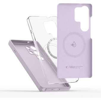 Tech-Protect Liquid Silicone MagSafe Samsung Galaxy S25 Ultra 5G S938 Mauve