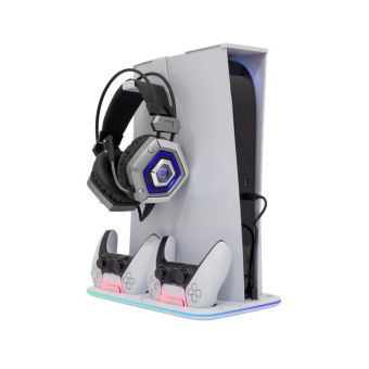 WHITE SHARK KIMURA PS5-DZ501, dock pre PS5, biely