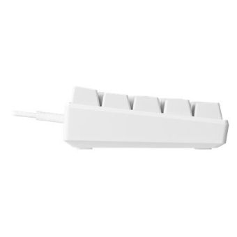 DELTACO GAM-075-W-US WK85R, USB-C, RGB, US, mechanická,  biela