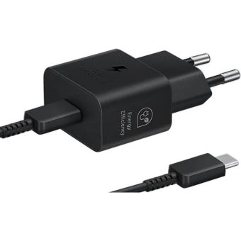 Nabíjačka Samsung EP-T2510XWE  Plus USB-C/USB-C 1m 25W čierna - Poškodené balenie