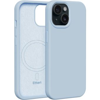 Etteri Silicone Mag case Apple iPhone 16 Plus light blue