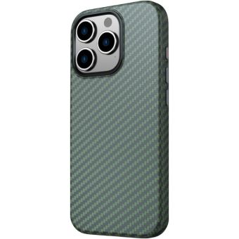 SWISSTEN MagStick SHELL Apple iPhone 15 Pro zelené