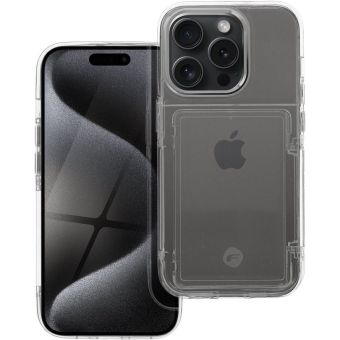 FORCELL F-PROTECT Crystal Pocket Case Apple iPhone 15 Pro Max transparent