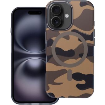 FORCELL F-PROTECT Levels with Dual Layer 4D technology, Miliatry Drop Tested, MagSafe, Apple iPhone 16 desert camo
