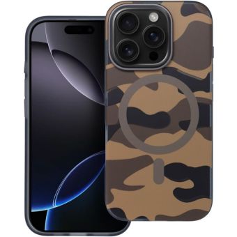FORCELL F-PROTECT Levels with Dual Layer 4D technology, Miliatry Drop Tested, MagSafe, Apple iPhone 16 Pro desert camo
