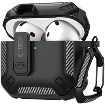 Tech-Protect Carbonox Apple AirPods 4 Black