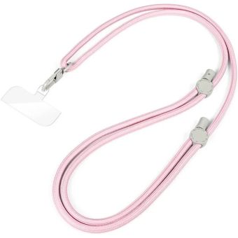 DUX DUCIS Plaz - cross-body phone strap - light pink