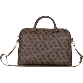 Guess PU 4G Triangle Logo Computer Bag 13/14/15" GUCB15P4DPTW Brown
