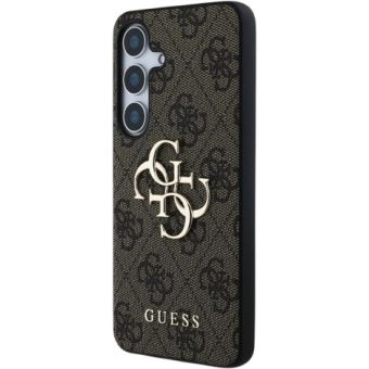 Guess PU 4G Metal Logo Samsung Galaxy S25+ 5G S936 GUHCS25M4GMGBR Brown