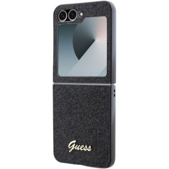 Guess PC/TPU Glitter Flakes Metal Logo Samsung Galaxy Z Flip6 5G F741 GUHCZF6HGGSHK Black