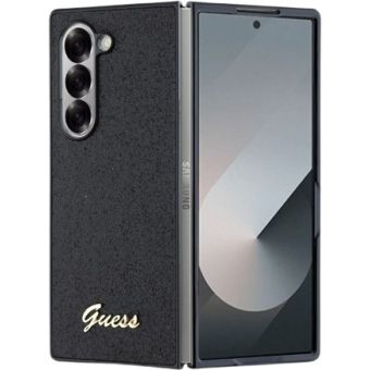 Guess PC/TPU Glitter Flakes Metal Logo Samsung Galaxy Z Fold6 5G F956 GUHCZFD6HGGSHK Black
